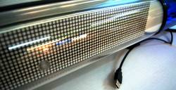 Wyświetlacz LED matrycowy do lampy z możliwością wyświetlania dowolnych komunikatów tekstowych